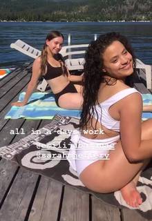 Sarah Jeffery feet photo 11