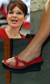 Sarah Palin feet photo thumbnail
