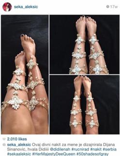 Seka Aleksic feet photo thumbnail