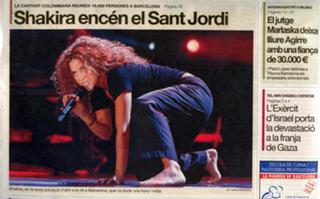 Shakira feet photo thumbnail