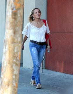 Sharon Stone feet photo thumbnail