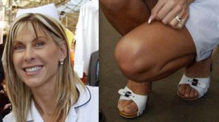 Sharron Davies feet photo 3