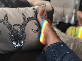 Sharron Davies feet photo 2
