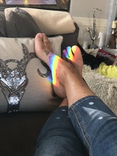 Sharron Davies feet photo 6