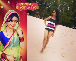 Shubhangi Atre Poorey feet photo 2