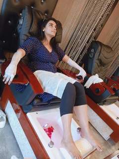 Shweta Menon feet photo thumbnail