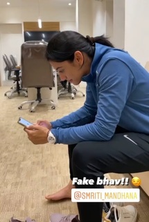 Smriti Mandhana feet photo 2