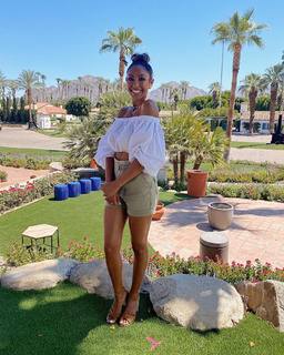 Tayshia Adams feet photo 3
