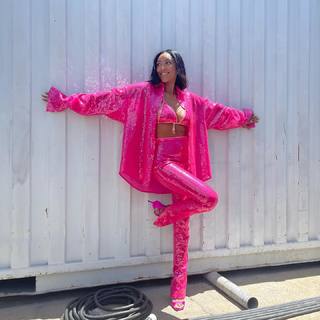 Tayshia Adams feet photo 12