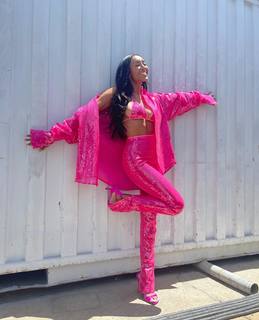 Tayshia Adams feet photo 11
