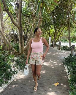 Tayshia Adams feet photo 11