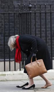 Theresa May feet photo 2