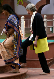 Theresa May feet photo 2