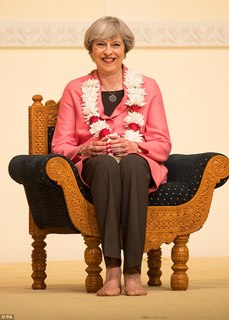 Theresa May feet photo 18