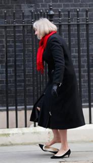 Theresa May feet photo 1