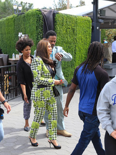 Tina Knowles feet photo 12