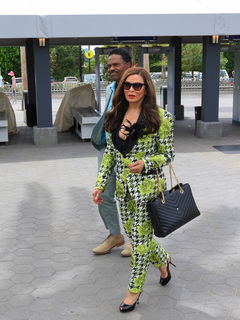 Tina Knowles feet photo 11