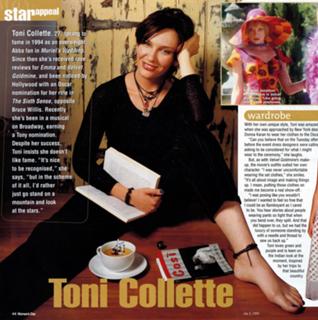 Toni Collette feet photo thumbnail