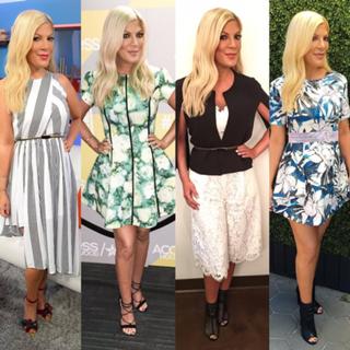 Tori Spelling feet photo thumbnail