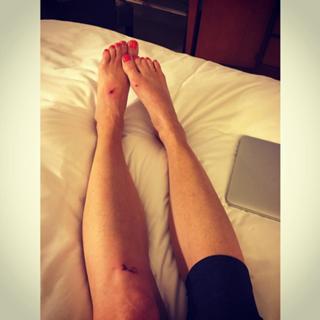 Tricia Helfer feet photo thumbnail