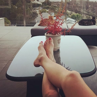Tricia Helfer feet photo thumbnail