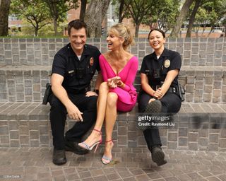 Tricia Helfer feet photo thumbnail