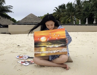 Viann Zhang feet photo 6