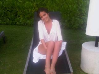 Ximena Navarrete feet photo thumbnail