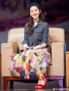 Yifei Liu feet photo 1