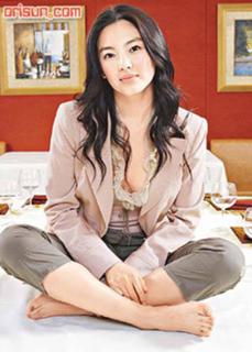 Yuqi Zhang feet photo 6