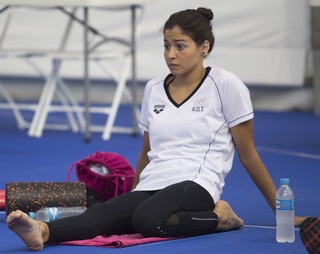 Yusra Mardini feet photo 3
