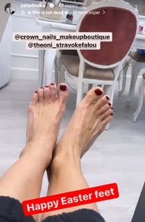 Zeta Douka feet photo 3