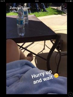 Zuleyka Silver feet photo 2