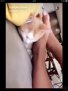 Zuleyka Silver feet photo 15