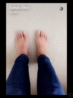 Zuleyka Silver feet photo 7