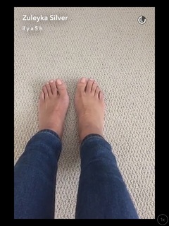 Zuleyka Silver feet photo 5