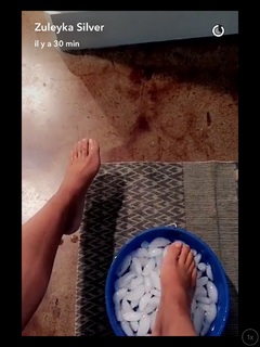 Zuleyka Silver feet photo 3